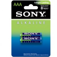 Батарейки Sony Alkaline мизинчиковые AAA 2 шт