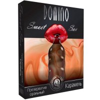 Оральные презервативы Domino Sweet Sex карамель